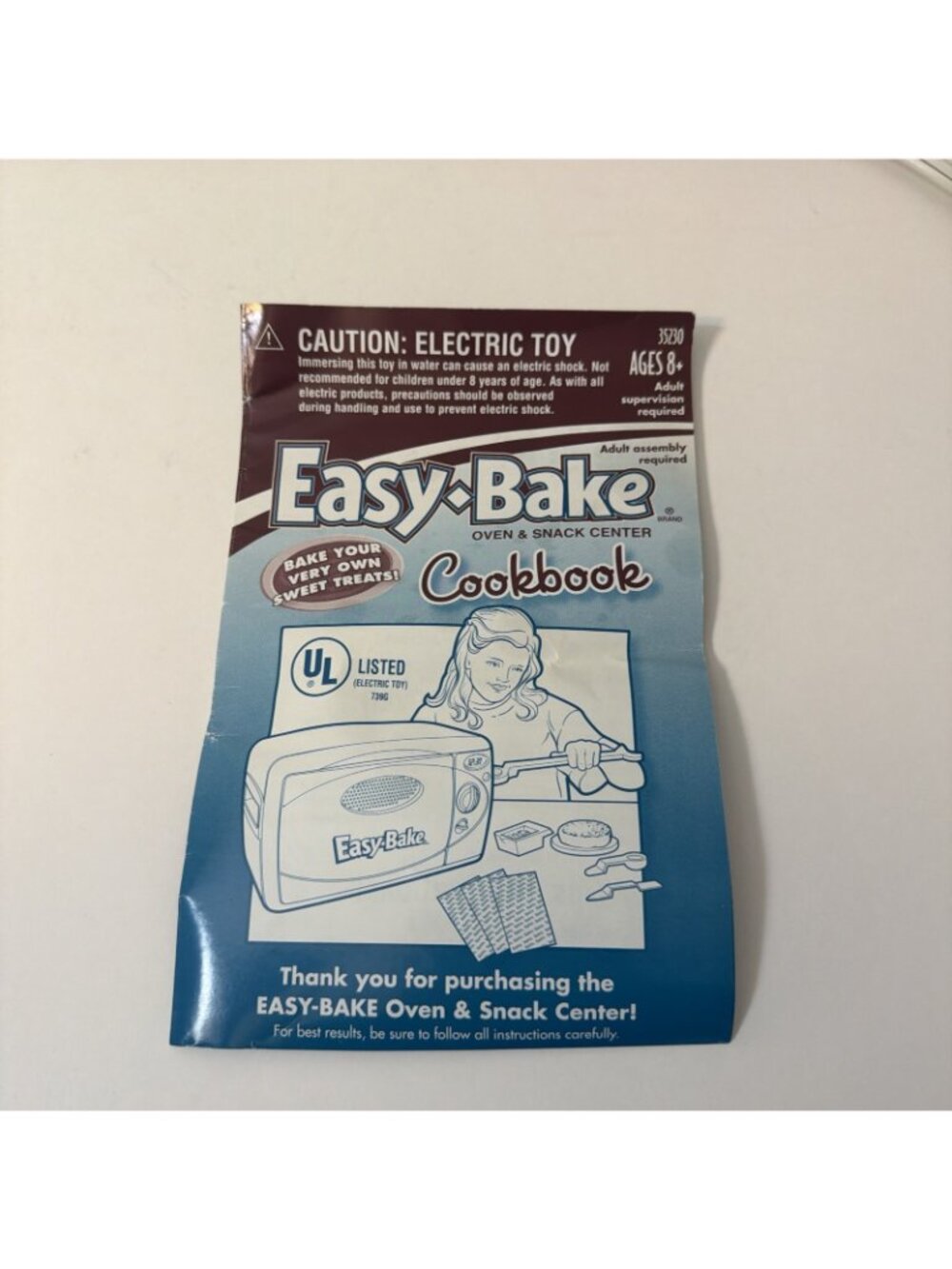VTG Hasbro 2007 Easy Bake Oven‎ White Teal/Turquoise Works! - Picture 5 of 11